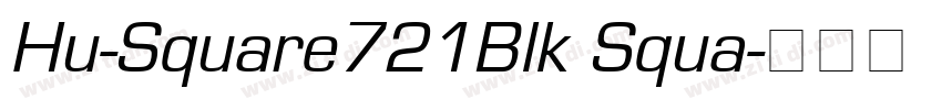 Hu-Square721Blk Squa字体转换